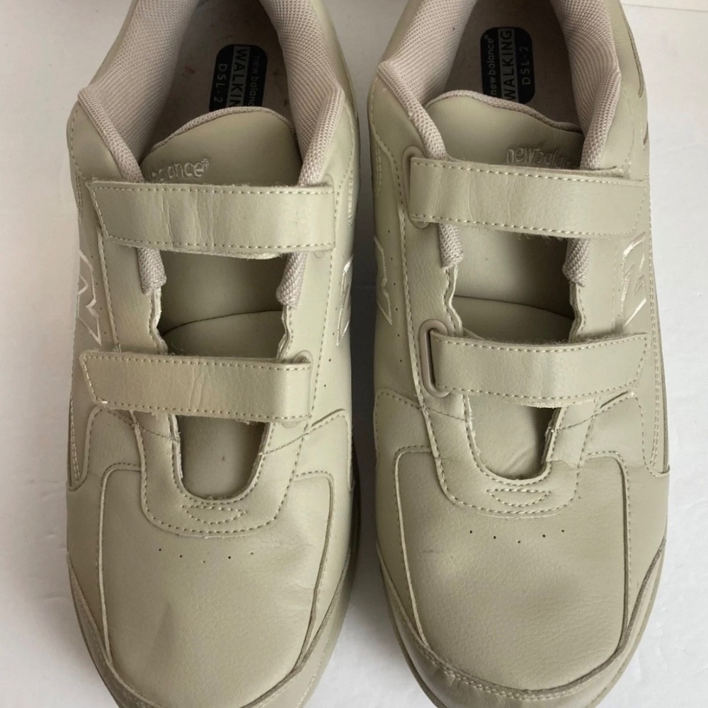 New Balance MW576VB Walking Shoes Mens 15 4E Extra Wide Hook Loop Beige Comfort